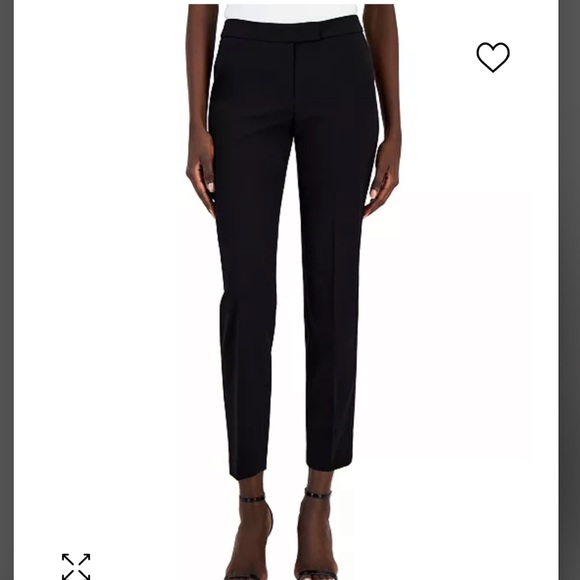 ANNE KLEIN Straight-Leg Bowie Pants - Picture 3 of 12